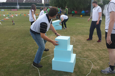 Blocks at Krypton Factor, Team Building event