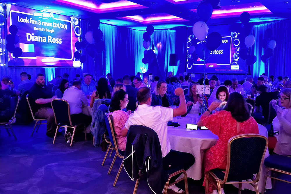 Fun at Music Bingo Loco Event