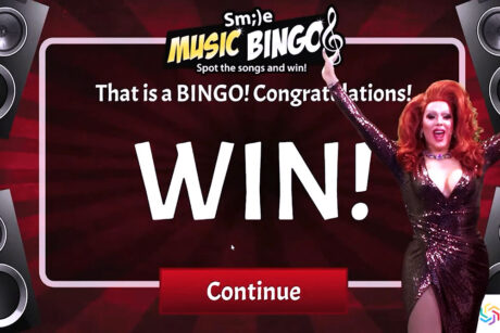Music Bingo Loco Event screen