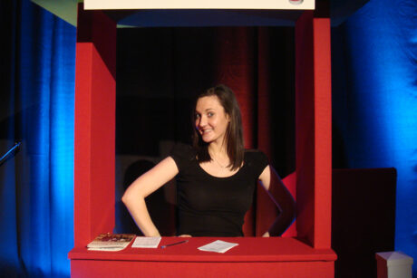 Staff at Night at the Races! event