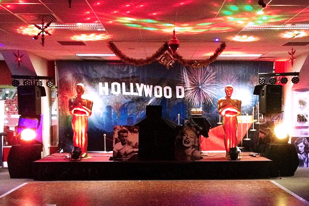 Hollywood Oscars themed decor