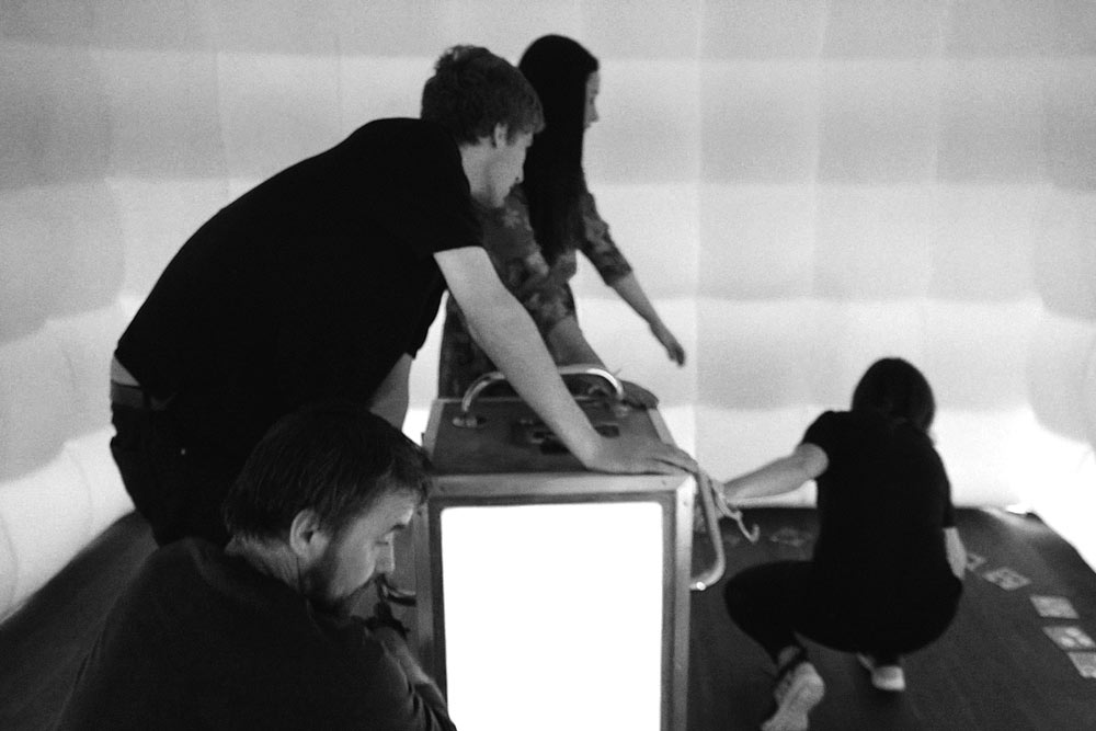 Staff at Mobile Escape Room event