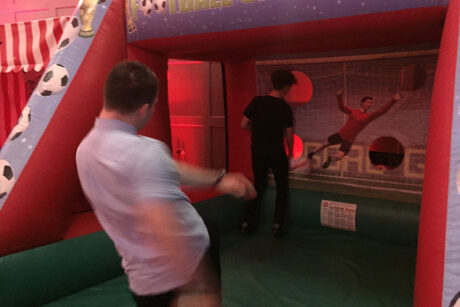 Taking part at Millionaire Challenge event