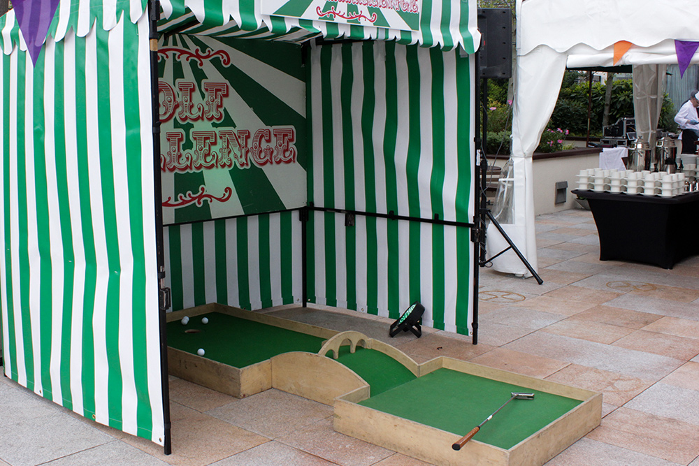 Stall at Millionaire Challenge event