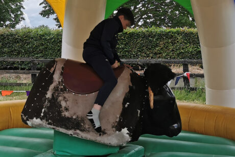 Having fun at Millionaire Challenge event