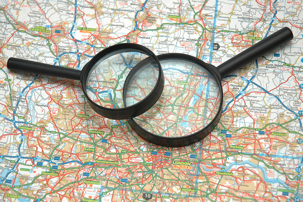 Map at Team Treasure Hunt