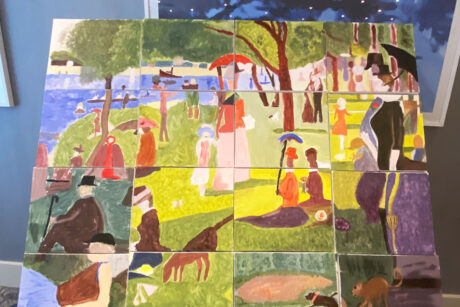 Artwork at The Bigger Picture, Team Building event