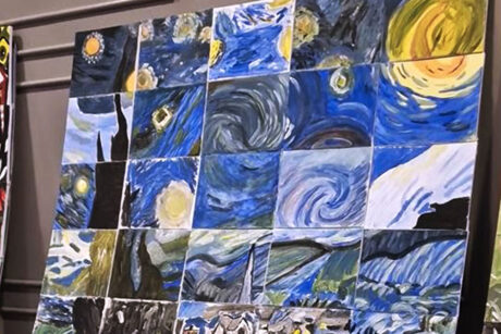 Artwork piece at The Bigger Picture, Team Building event