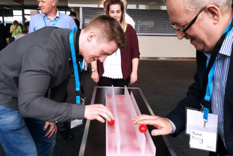 Staff having fun at TetraZone Team Challenge event