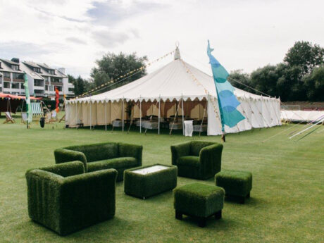 Decor at Food at Corporate Summer BBQ event