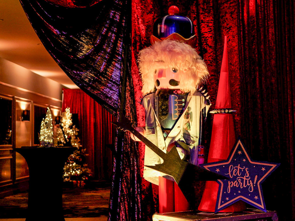 Setup at Regeneron Christmas Party 2024 Event