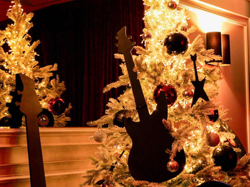 Decorations at Regeneron Christmas Party 2025 Event