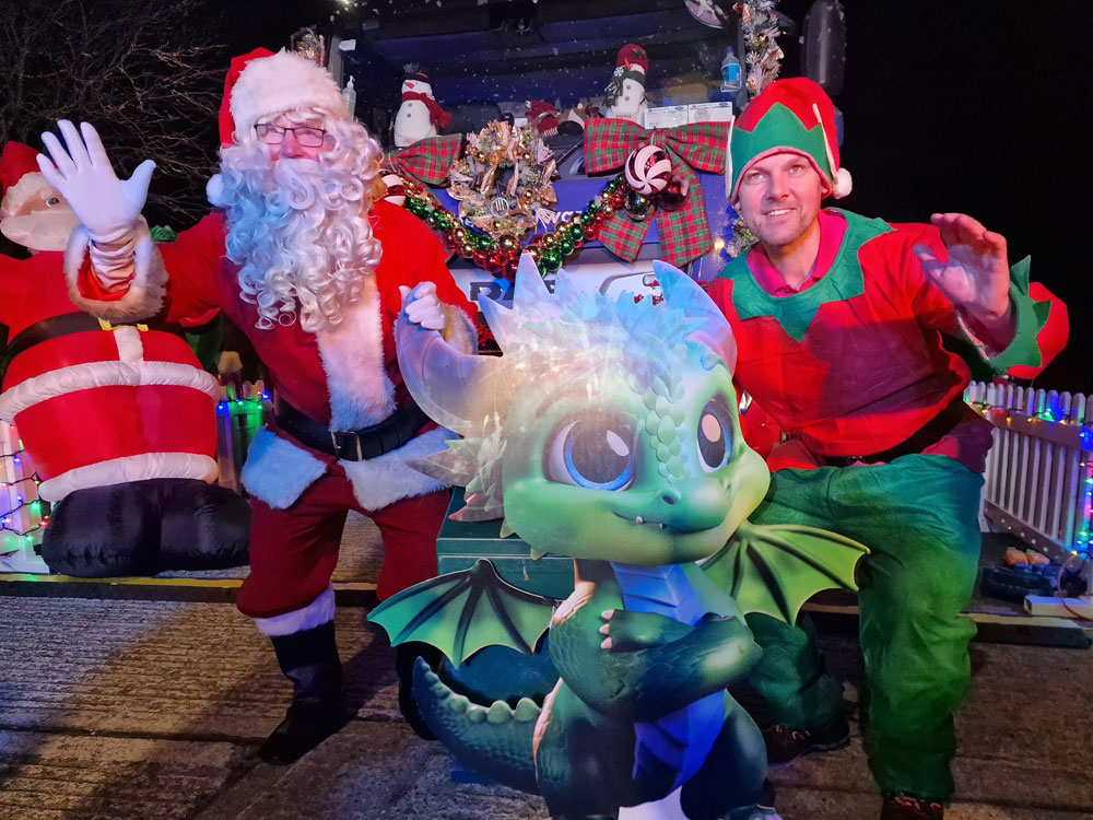 Santa at CERTA Magical Christmas Campaign activation