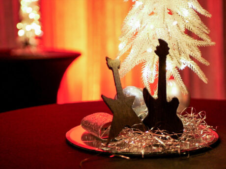 Decor at Regeneron Christmas Party 2024 Event