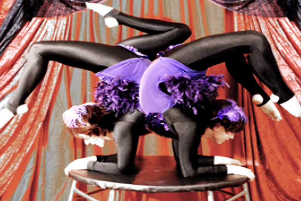 Staff at Masquerade event