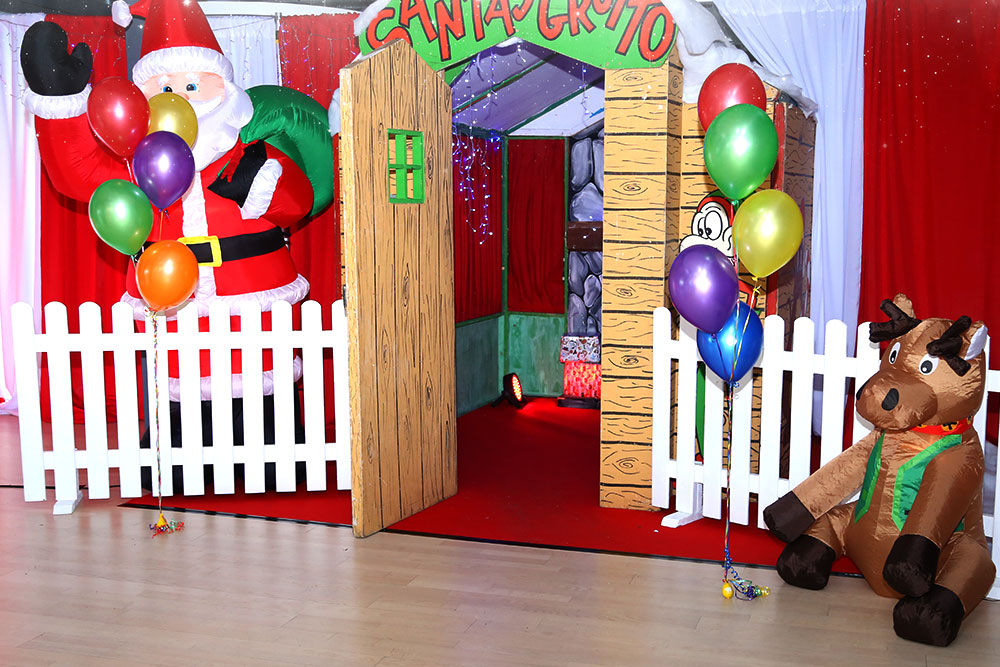 Santa's Grotto at Kids Christmas Party