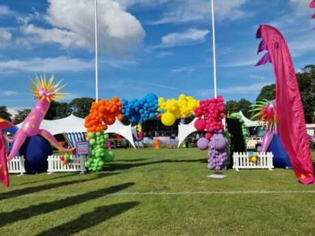 Themed decor at Summer Festival Party