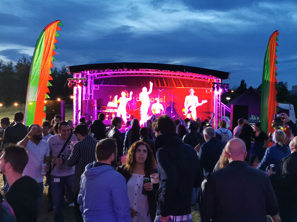 Band at Summer Festival Party